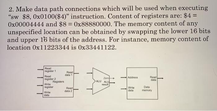  2. Make data path connections which will be used when executing