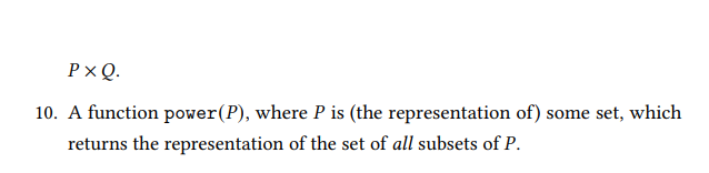 of the function the types and meanings of the input arguments any
