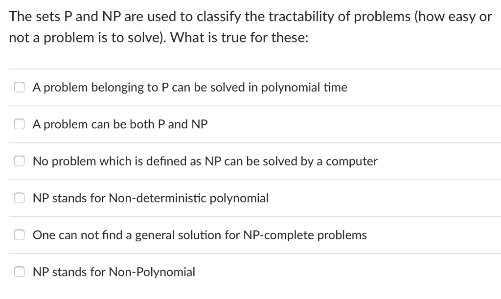 Explain why each is right or wrong The sets P and