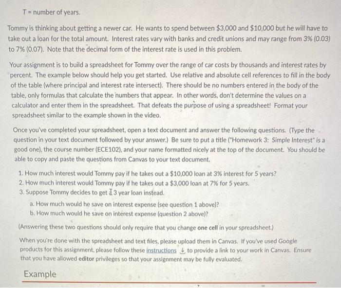 to build a spreadsheet to calculate the amount of interest expense for