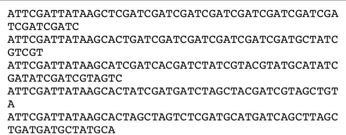 DNA in a File (Page 93) (The text for the problem is