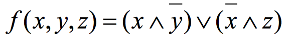 Exercise 3.16 Normal Form I. Rewrite the following Boolean expression in normal