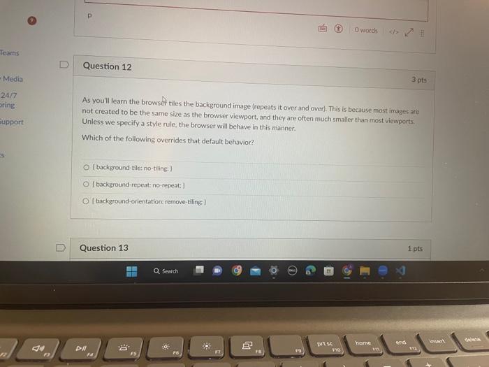 document and a css class with a division inside the body that