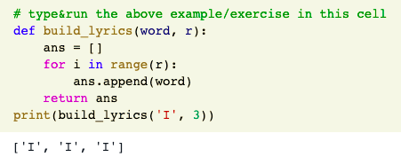 that has two parameters: a lyric word (could be a set of