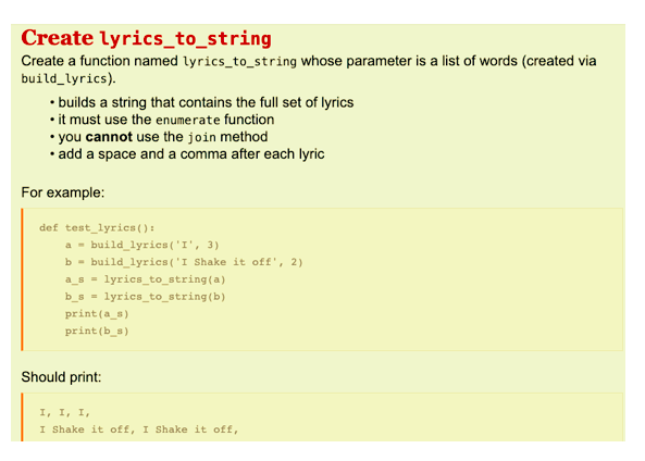 words too) repeat which is used to repeat the word The function