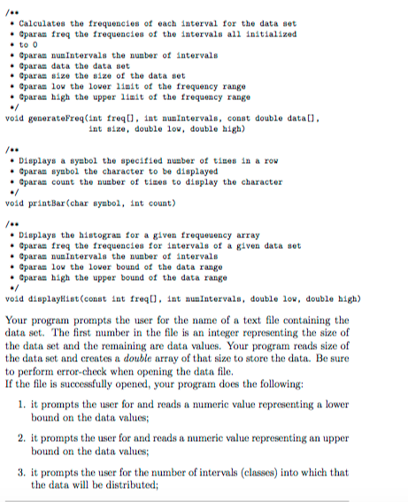 Programming Definition 1. A histogram is a graphic used to illustrate the