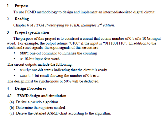Please solve 4.1 a , b and c. 1 Purpose To use