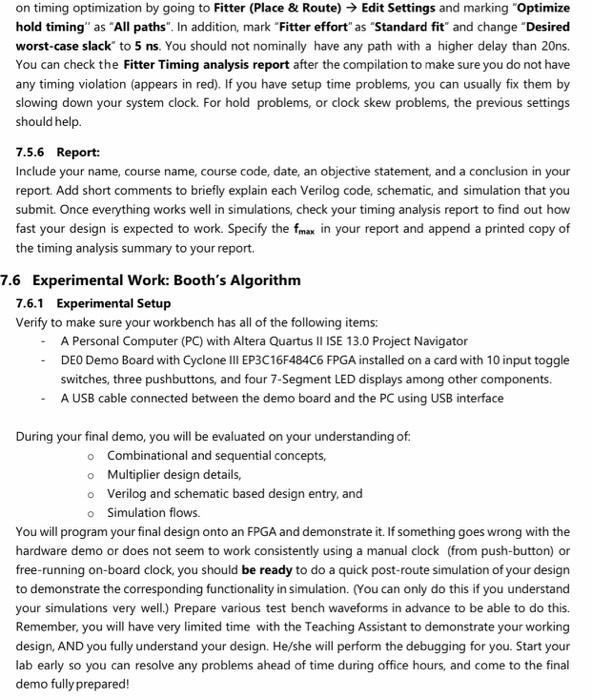 registers to store and an arithmetic shift right M, A and Q