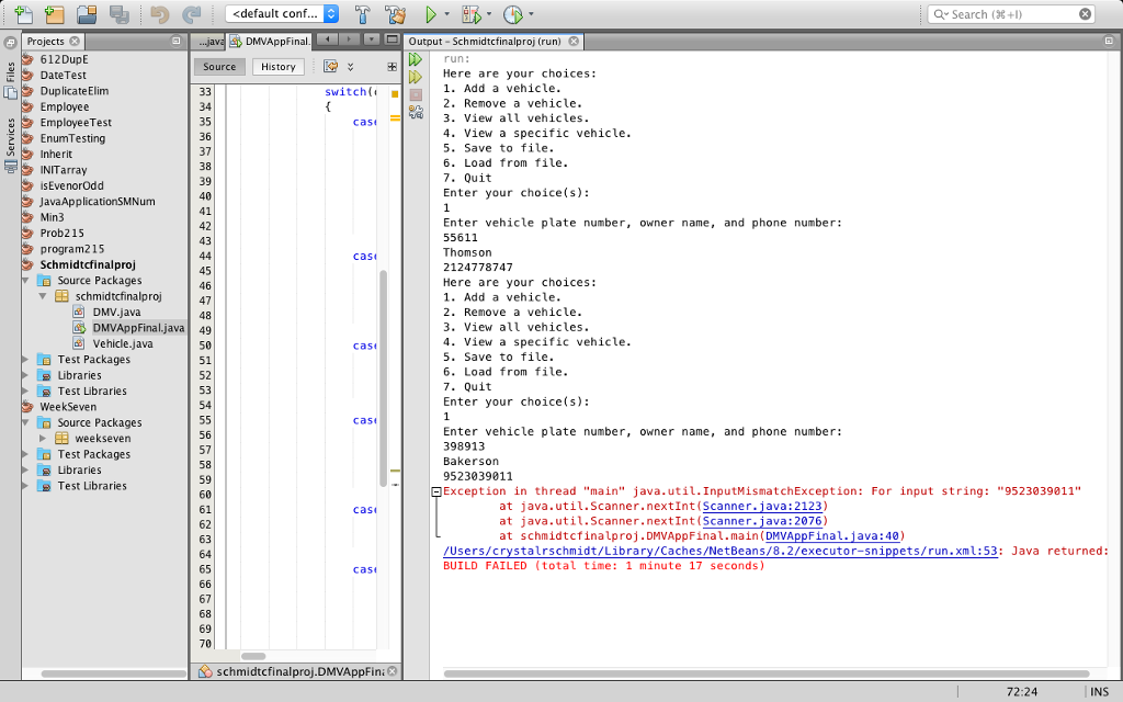  Hello! I am working on a final project for a Java