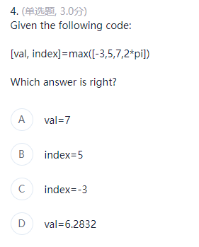 a ? 9 B 2 C 3 D D 6 1. 3.0)
