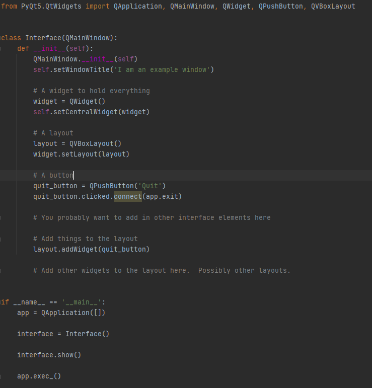 First, well get you started with adding basic elements to an interface.