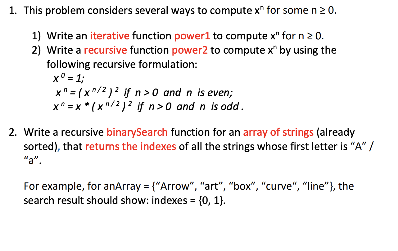create all functions and the main() in one single .cpp file 1.