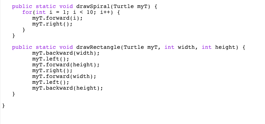 two positions: up or down. If a pen is down, the turtle