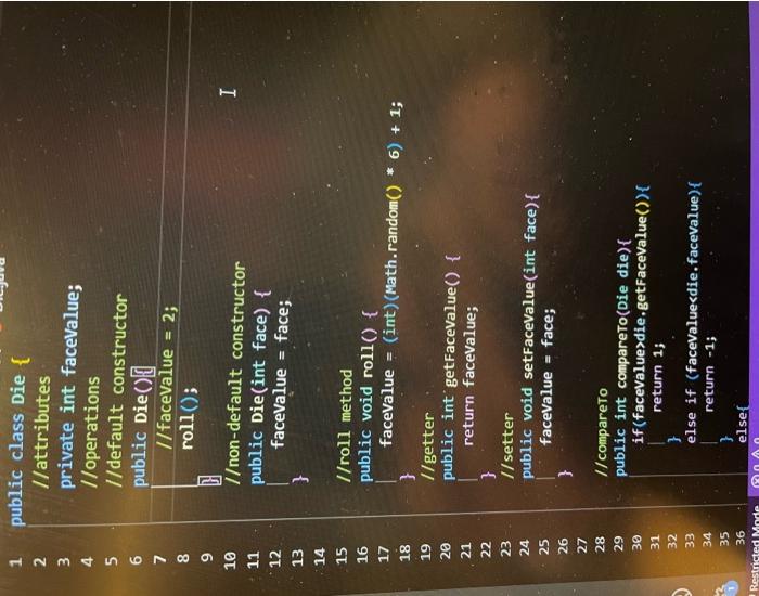 objects and rolls them repeatedly until they are "equal" (use equals() or
