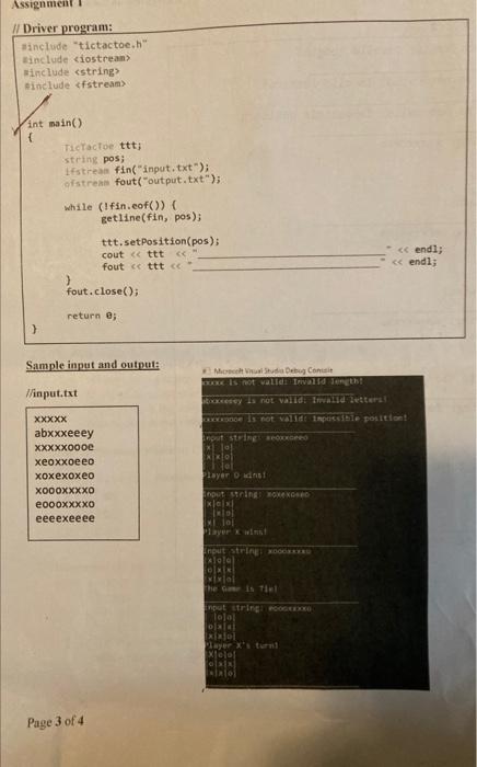 c++ program to analyzes a Tic Tac Toe position,validates it and gives