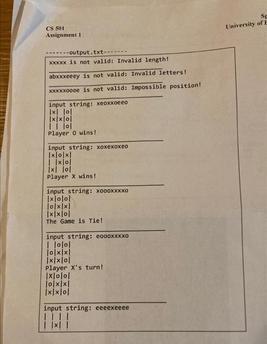 of operator overloading 6.Friend function Assignment // Driver program: include "tictactoe." include