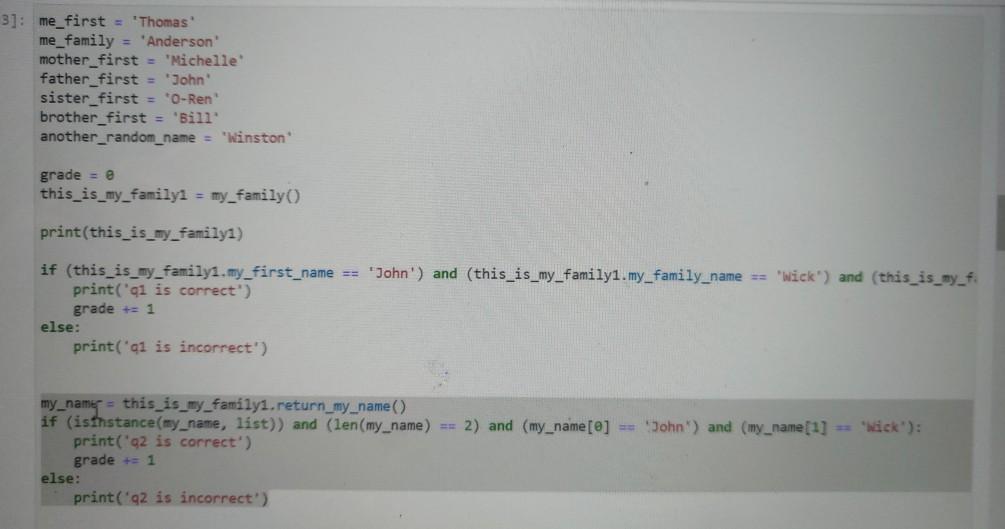 -> default set to 'John' by _init_ my_family_name -> default set to