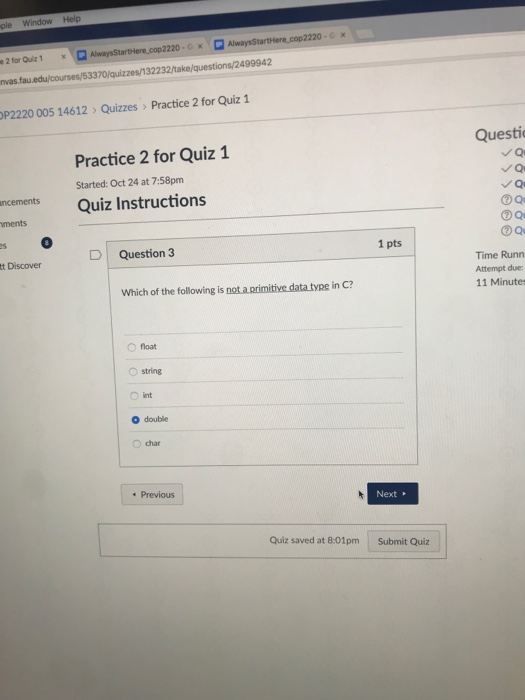 all means ask questions. Treat take the quiz as a learning tool.