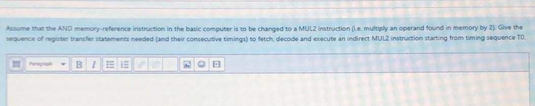 Do it asap Assume that the AND memory-reference instruction in the