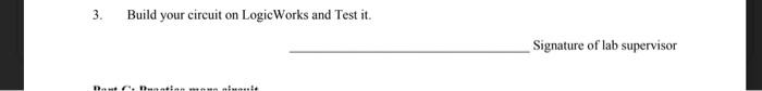 the circuit from the equation above on Paper and complete Truth Table