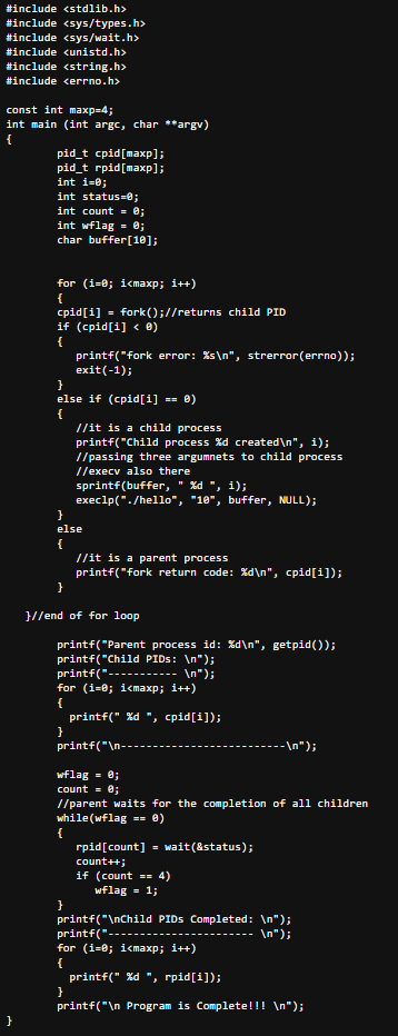 the same or create a new hello.c program. The same hello program