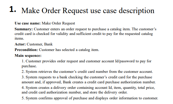  Write the use case for JAVA *This is a single program