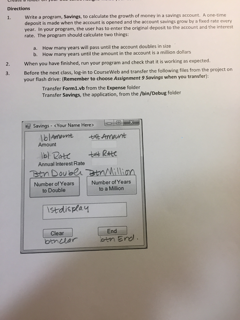 I need to know what the code is in Visual Basic >