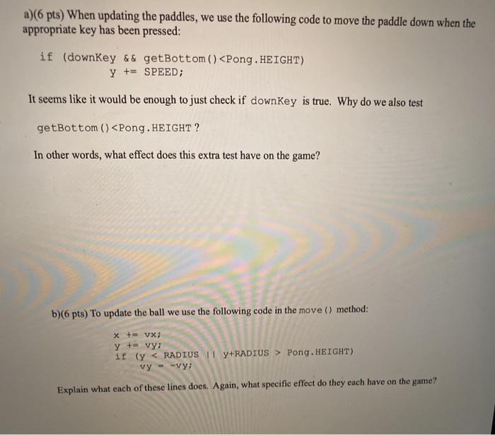  this is all being based off if we had a ping