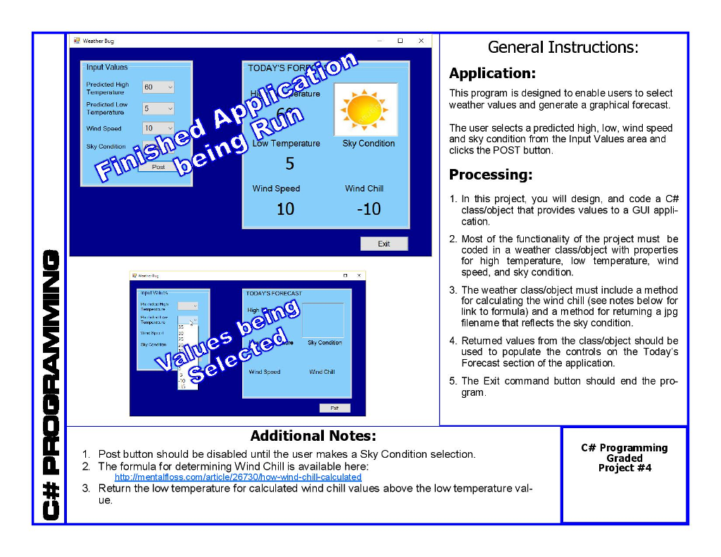 Project has two components: 1) Windows GUI that enables the user to