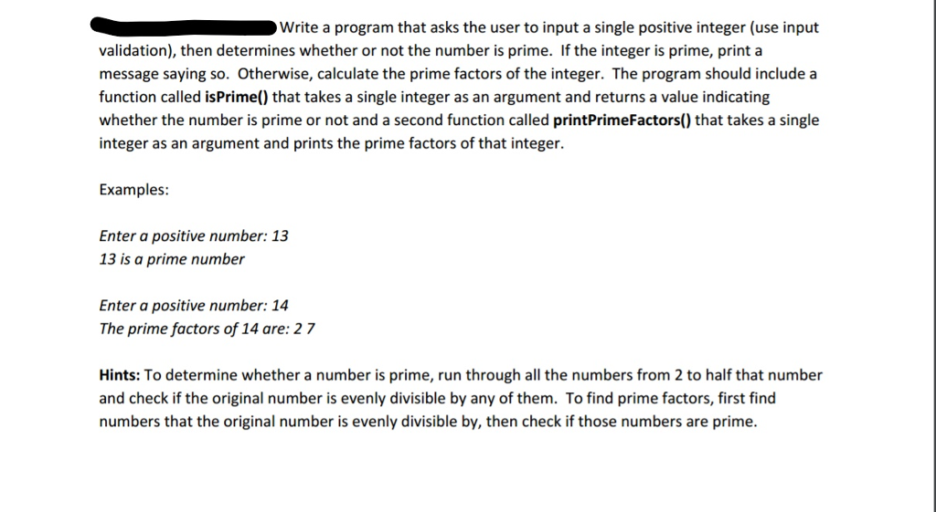 This is meant to be done in C programming Write a program