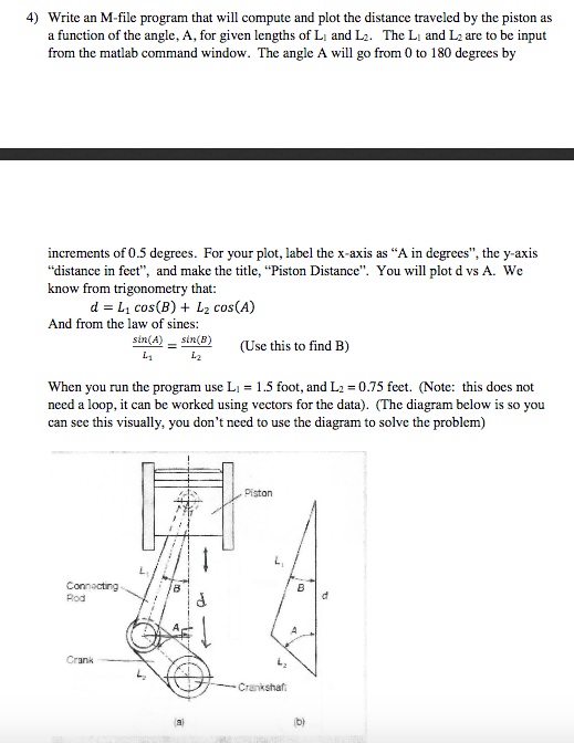 MATLAB QUESTION Write an M-file program that will compute and plot the