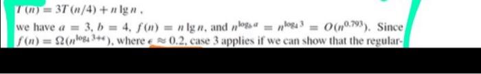  Master method why we give an epsilon the value 0.2 ?