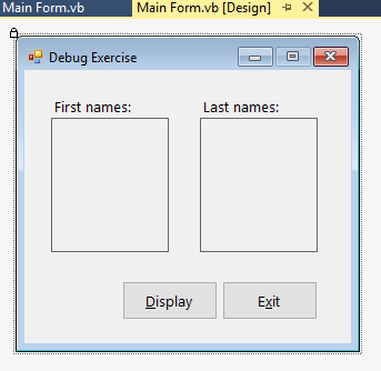 is from the Microsoft Visual Basic 2015 RELOADED book, chapter 9, exercise