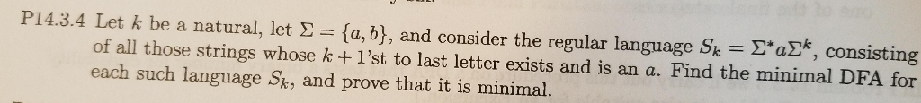 letter with k 2 P14.6.4 In Problem 14.3.4 we defined the language