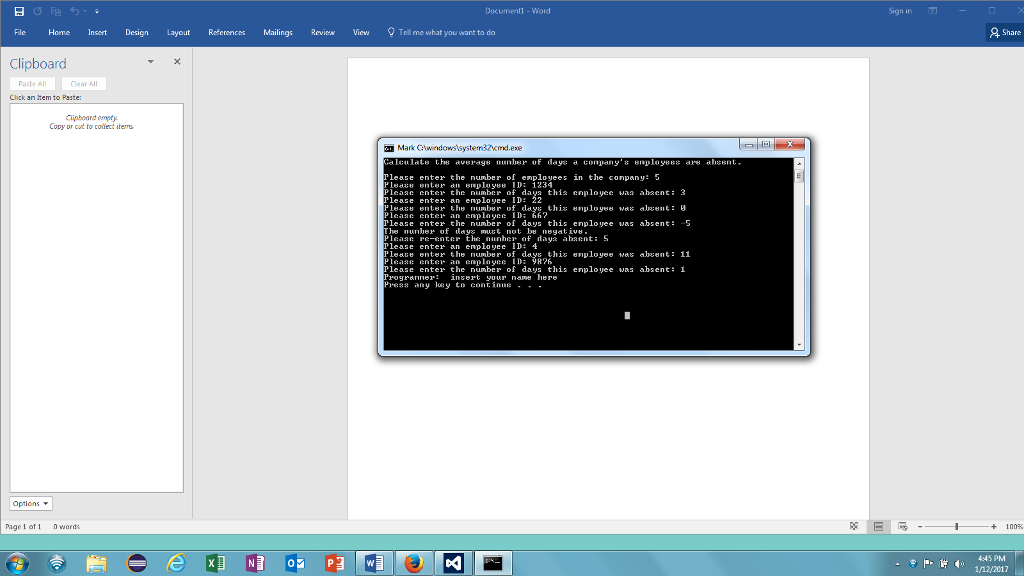 Concepts tested in this project Learn to organize code within a function