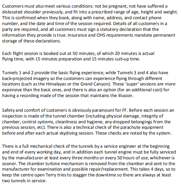 decomposition technique to carry out use case modelling for the Featherless Flight