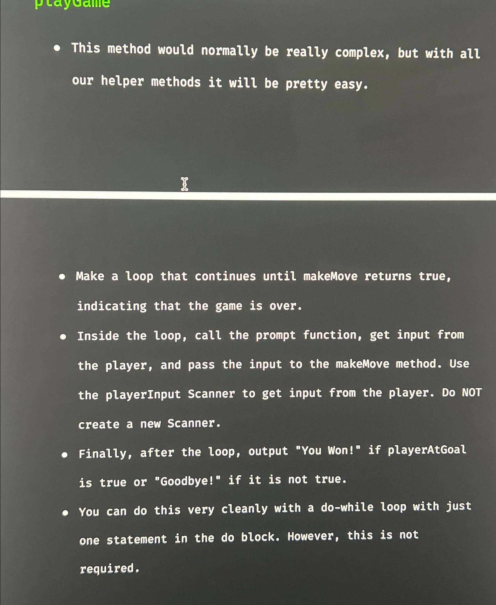  This method would normally be really complex, but with all our