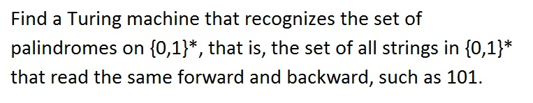 please draw/post image, thank you :) Find a Turing machine that recognizes
