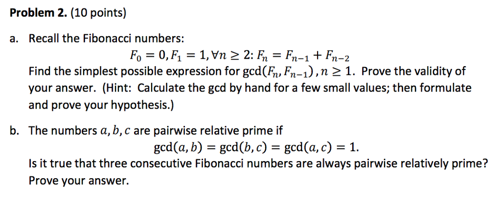  COMP SCI DISCRETE STRUCTURES Problem 2. (10 points) a. Recall the
