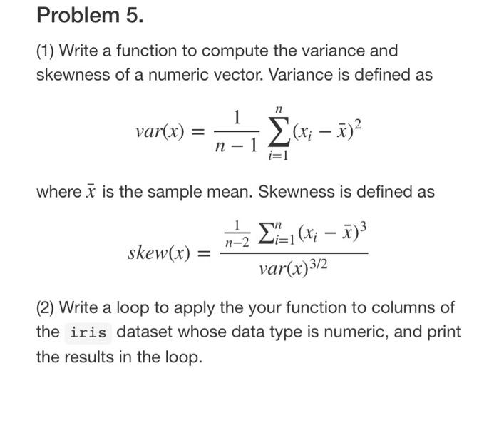 we have to use R studio to do this exercise Problem