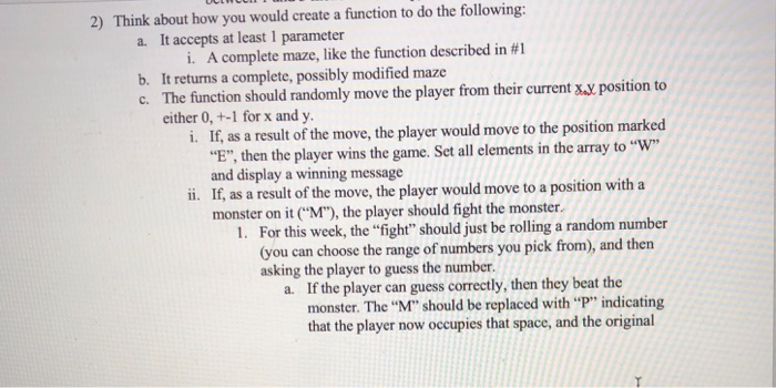 game where you wander a maze until you encounter the exit. There