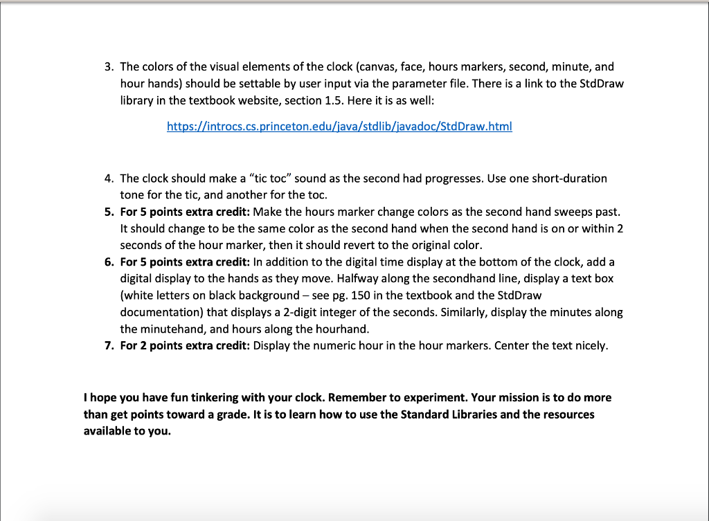 professor wants us to add in these modifications. I am not expecting