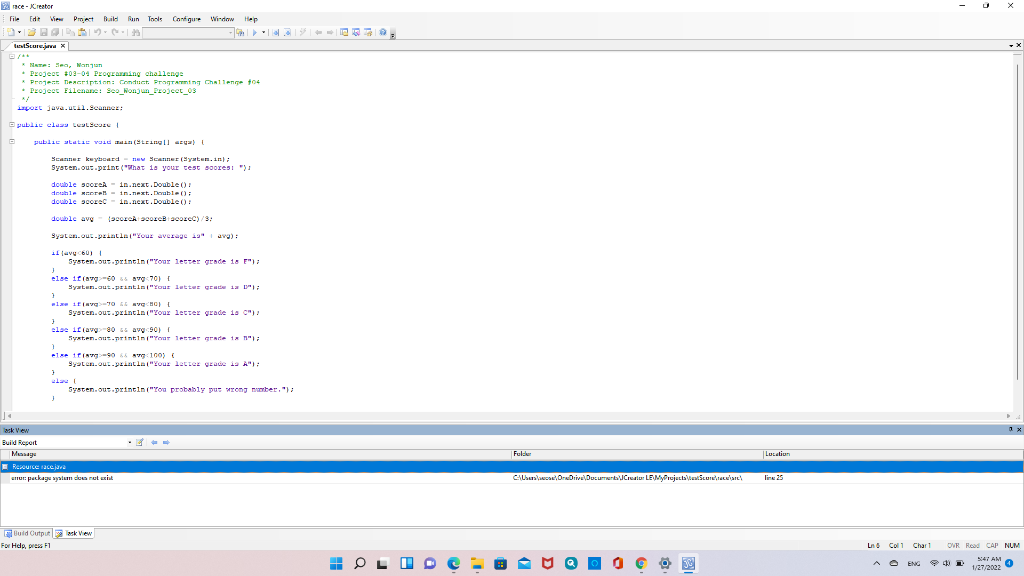 fix the error in the bottom of the screenshot? And is there