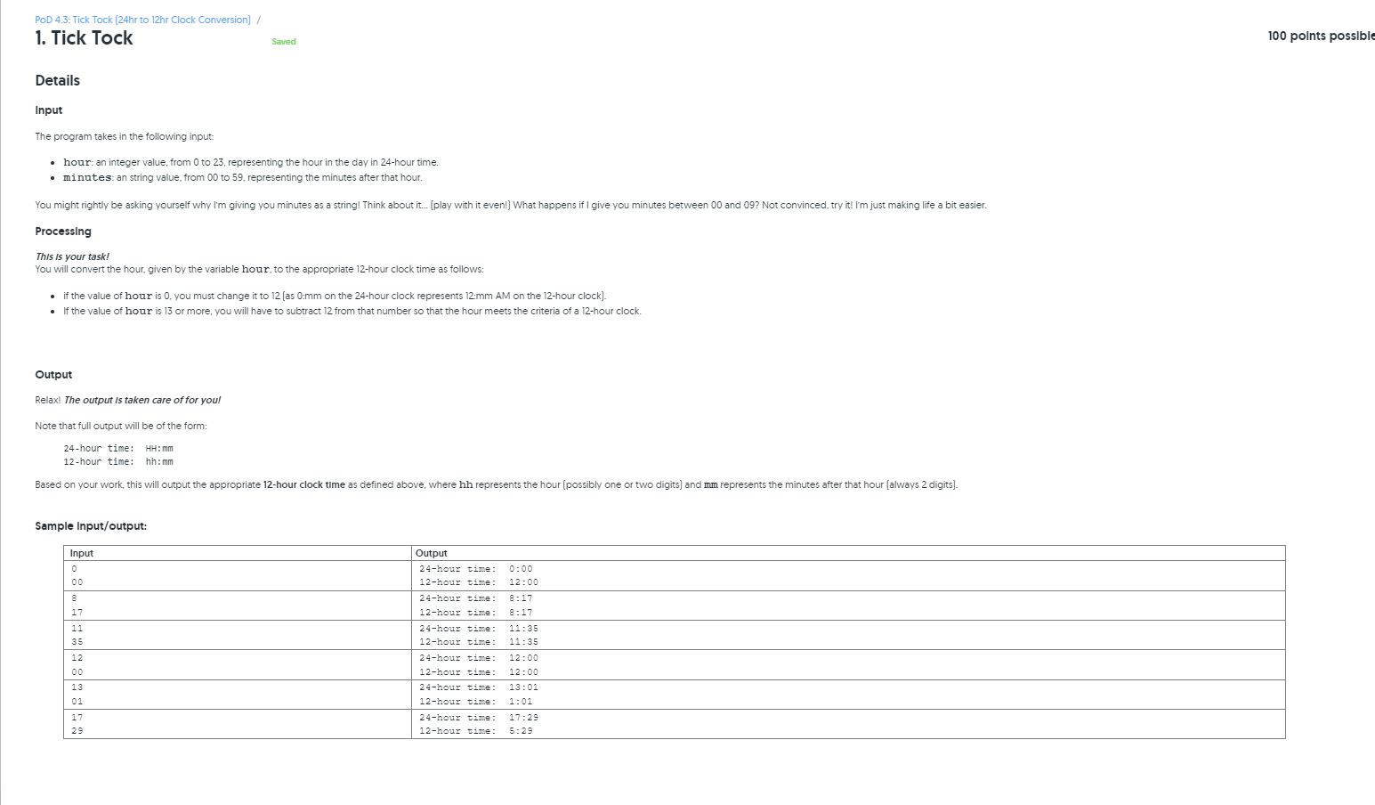  Please help me fix my code. JAVA program. /** * PoD