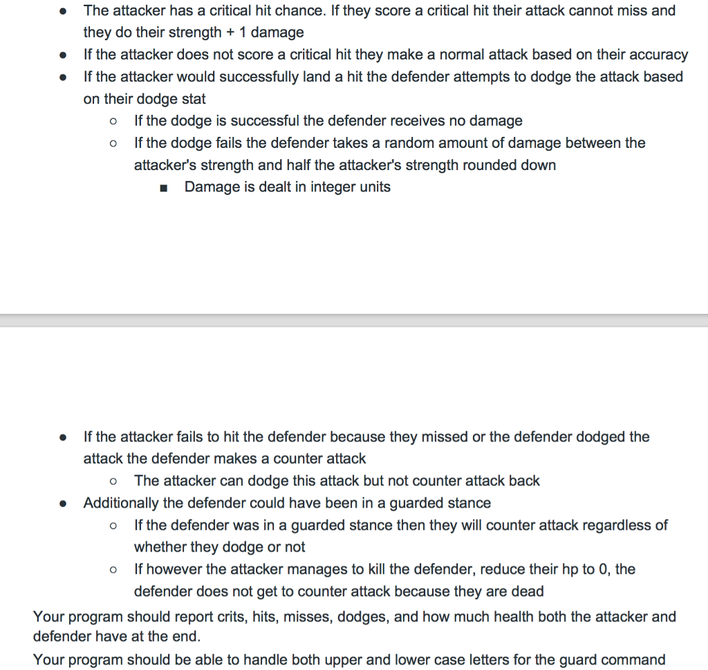 program must have at least 1 user defined function Print all floats