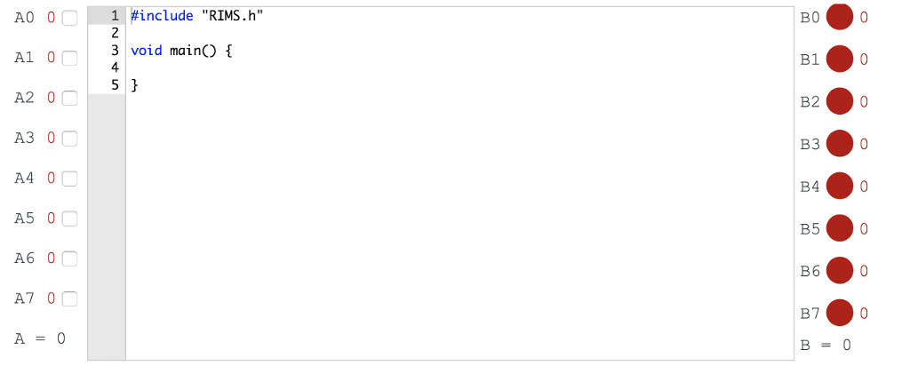 2.3.3: RIMS B output overflow. Write a C program for RIMS that