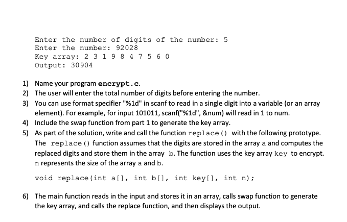 of the 10 digits will be generated by randomly swapping two digits