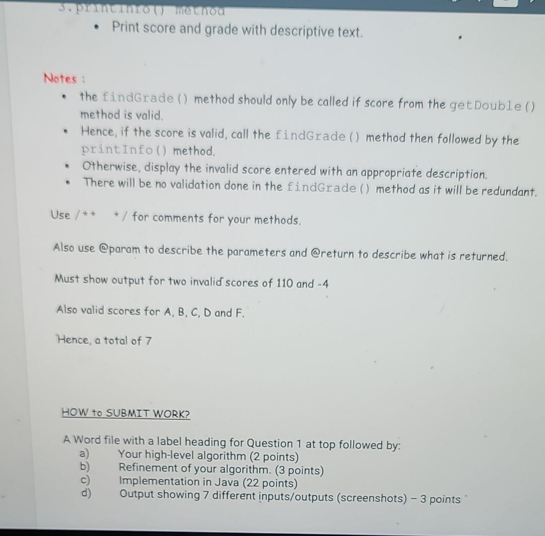 program in Java to read a value from the keyboard for score