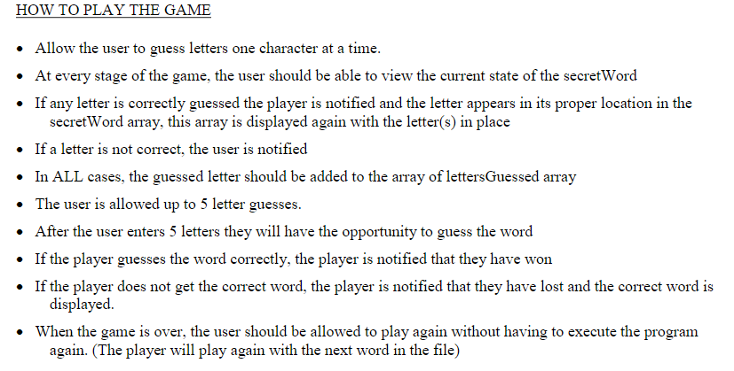 language (not C++). I will give a great rating if you complete