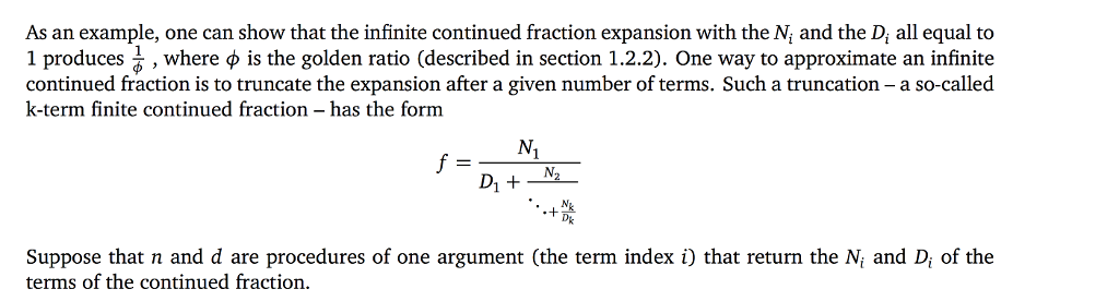 **language is SCHEME** As an example, one can show that the
